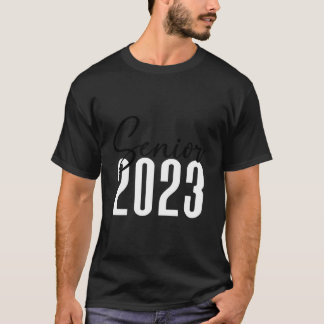 Senior 2023 K Klass 2023 I Skolfärg Dekoration T Shirt