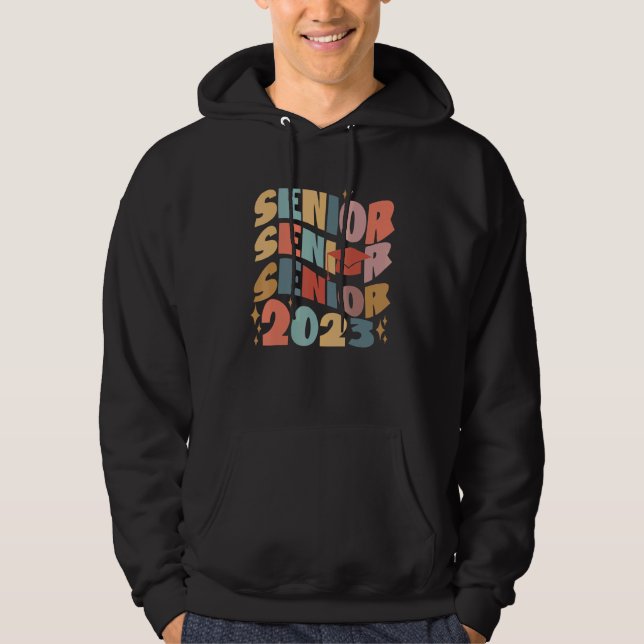 Senior 2023 Kläder Hoodie (Framsida)
