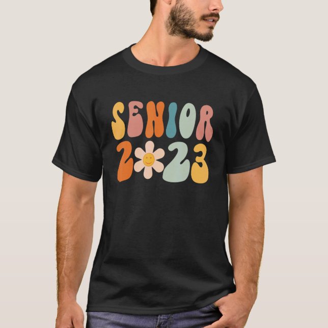 Senior 2023 Pre k Grow with Me Graduation Student  T Shirt (Framsida)
