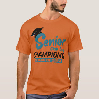 Senior 2023 Present Hoppa över dag Klass 2023 Exam T Shirt
