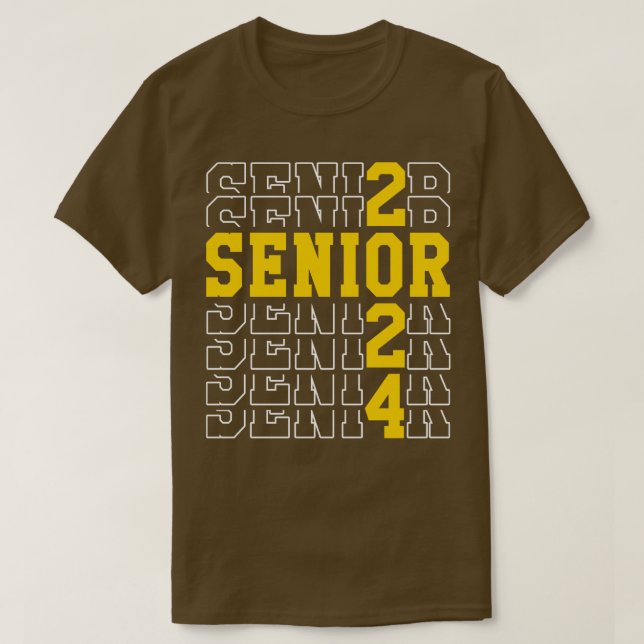 Senior 2024 4 t shirt (Design framsida)