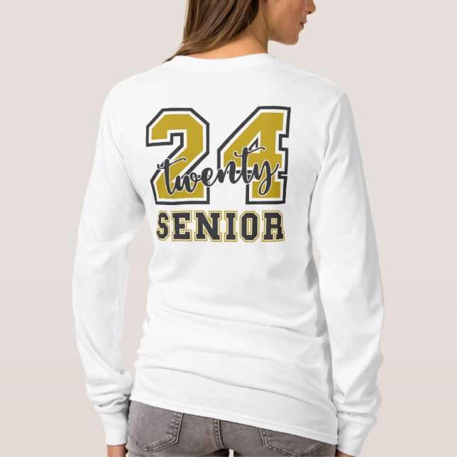 Senior 2024, Seniorpresent Examen Baksida och Fram T Shirt (Baksida)