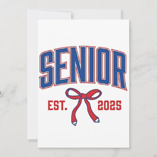 Senior 2025 Coquette Klass 2025 Rosa Slingor Inbjudningar
