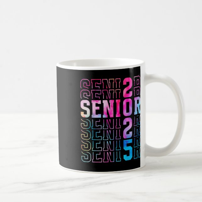 Senior 2025-examens T-shirt Kaffemugg (Höger)