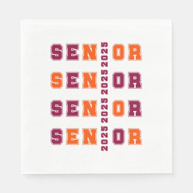 Senior 2025 pappersservett (Framsidan)