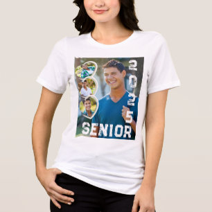 Senior 2025 Photo Hearts T Shirt