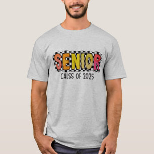 Senior 2025 School Studenten Blackout T Shirt