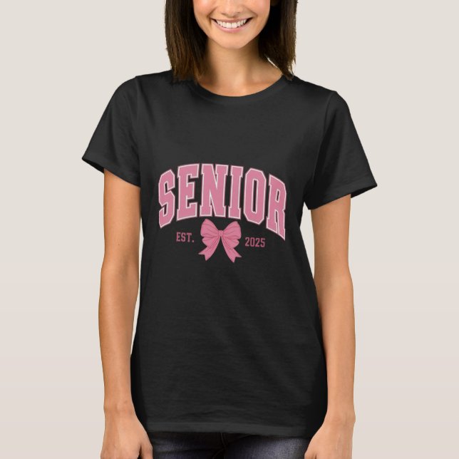 Senior 2025, Sticker T Shirt (Framsida)
