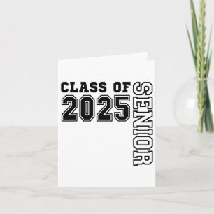 Senior 2025 Studenten 2025 Cl Senior 2025 Grad 5 Kort