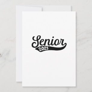 Senior 2025 Studenten Sista skoldagen Julkort