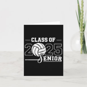 Senior 2025 Volleyball Mamma High School Studenten Kort
