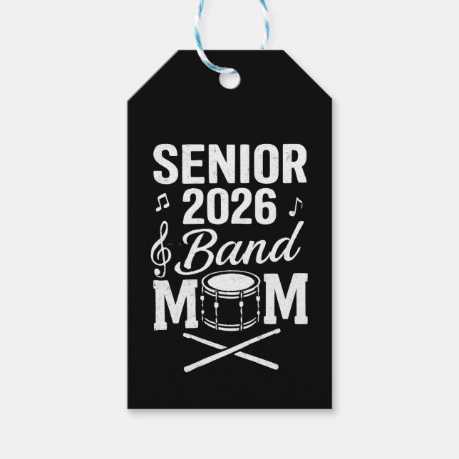 Senior 2026 Bandmamma Presentetikett (Framsidan)