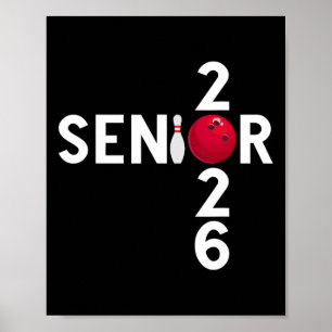 Senior 2026 Bowlingspelare Cl Av 2026 Examen S Poster