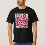 Senior 2026 Class of 2026 Coquette Pink Bow Gradua T Shirt<br><div class="desc">Senior 2026 Class of 2026 Coquette Pink Bow Graduation 2026</div>