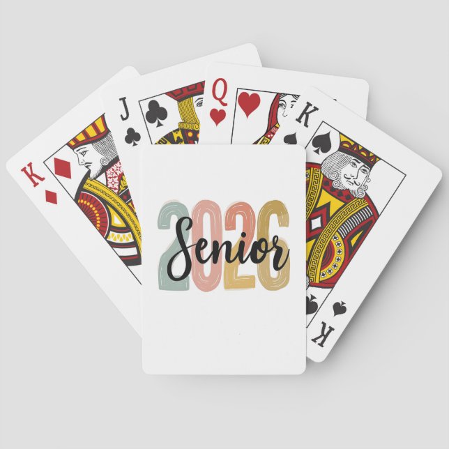 Senior 2026 Examen 2026 Senior Studentpresent  Casinokort (Baksidan)