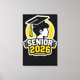 Senior 2026 Examen Fet Studentdesign Canvastryck
