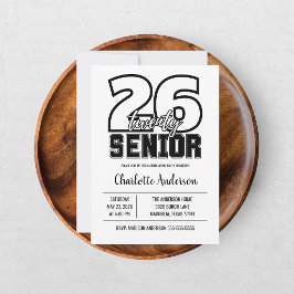 Senior 2026 Examenfoto Inbjudningar