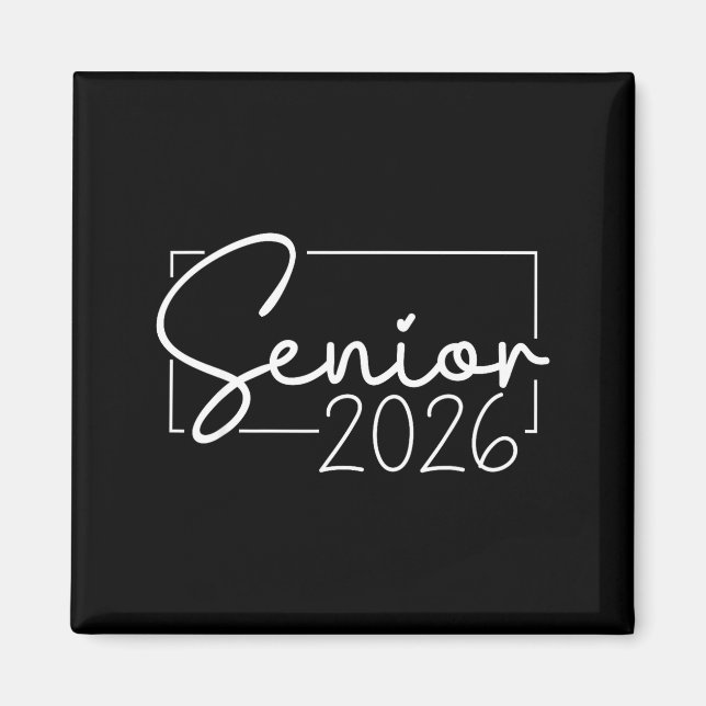 Senior 2026 examensår klass 2026 magnet (Framsidan)