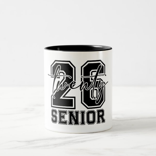 Senior 2026 examenstudent Två-Tonad mugg (Center)