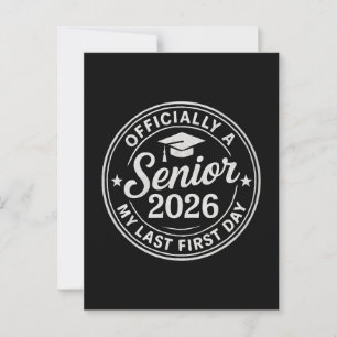 Senior 2026 First Day Frimärke Vykort
