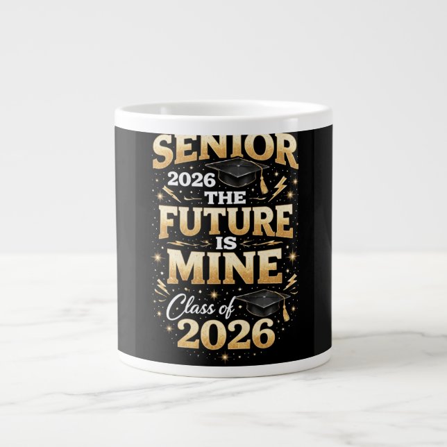 Senior 2026 – Framtiden är Min Jumbo Mugg (Framsidan)