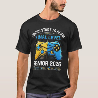 Senior 2026 Graduation- Gamer Grad 2026 T Shirt