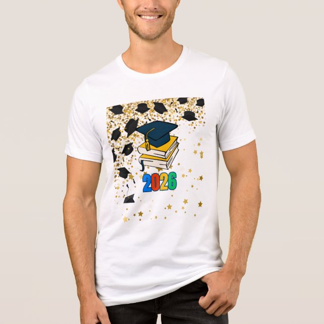Senior 2026 Graduation Graphic - Educational  T Shirt (Framsida)