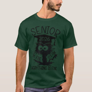 Senior 2026 High School College Graduation Year Cl T Shirt