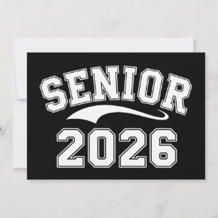 Senior 2026 Klass 26 Examen Avgångselev Inbjudningar