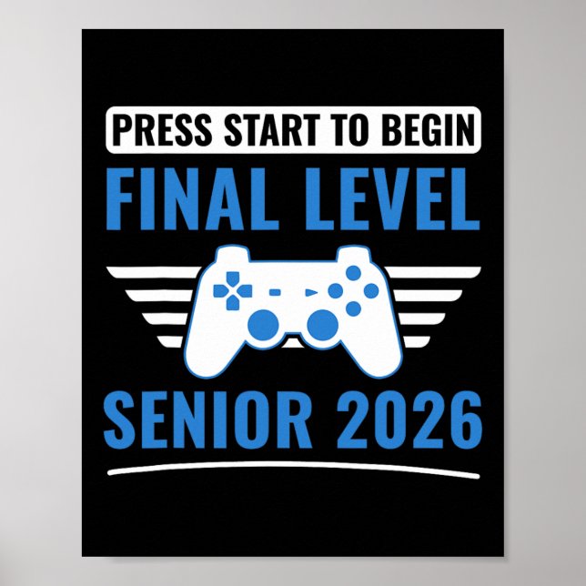 Senior 2026 Klass Of 2026 Senior  Poster (Framsidan)