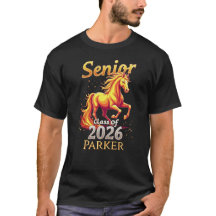 Senior 2026 Klassutexaminerad Eldhäst Personlig