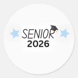 Senior 2026 Klistermärke Examenklass 2026