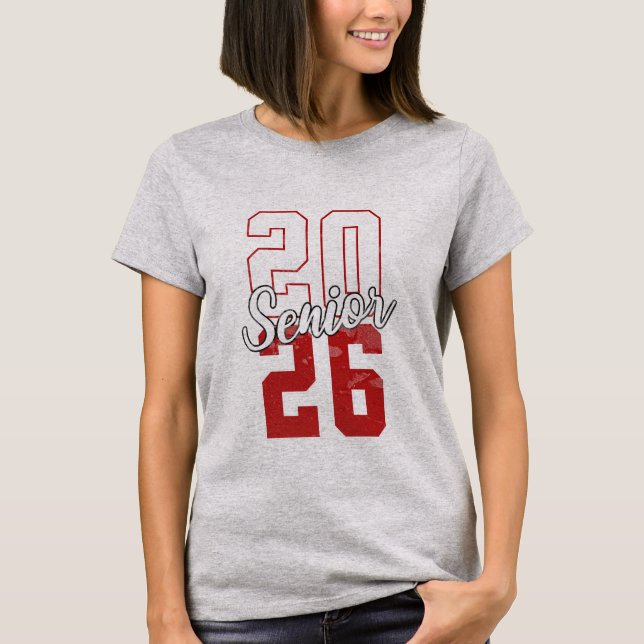 Senior 2026 Kvinnor T-shirt (Framsida)