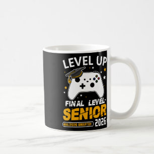 Senior 2026 Level Up Slutlig Examen Examenspresent Kaffemugg