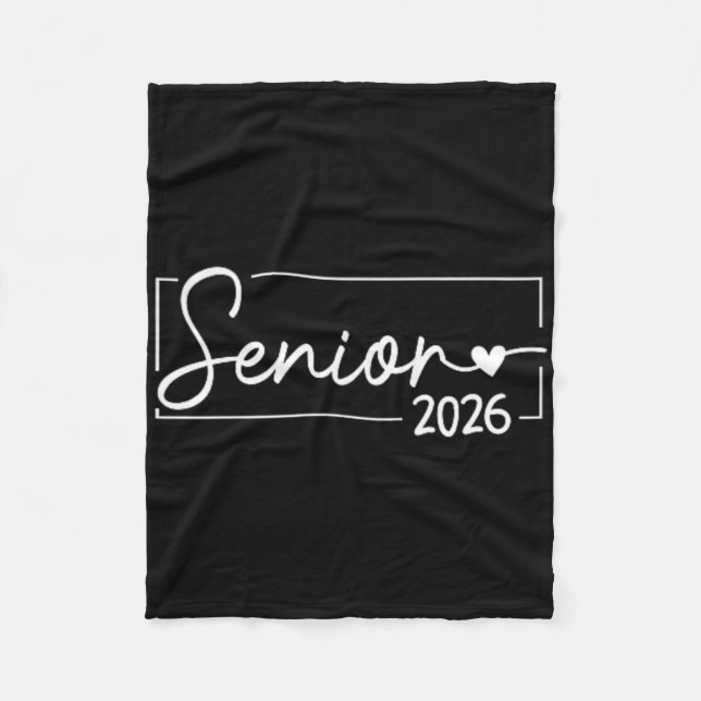 Senior 2026 Logo Examen Cl Of 2026 Logo Senior Fleecefilt (Framsidan)