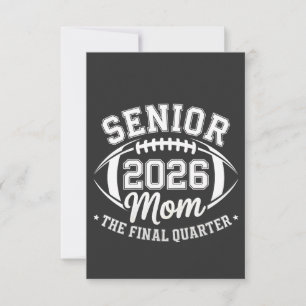 Senior 2026 Mamma Det sista kvartalet Tack Kort