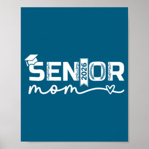 Senior 2026 Mamma Stolt Klass Illustration Poster
