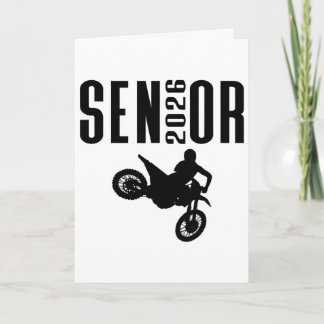 Senior 2026 Motocross Silhouette Design Cl Av 26 Kort