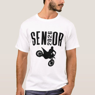 Senior 2026 Motocross Silhouette Design Cl Av 26 T Shirt