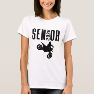 Senior 2026 Motocross Silhuett Design Cl Av 26 T Shirt