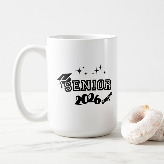 Senior 2026 Mug Kaffemugg (Med munk)