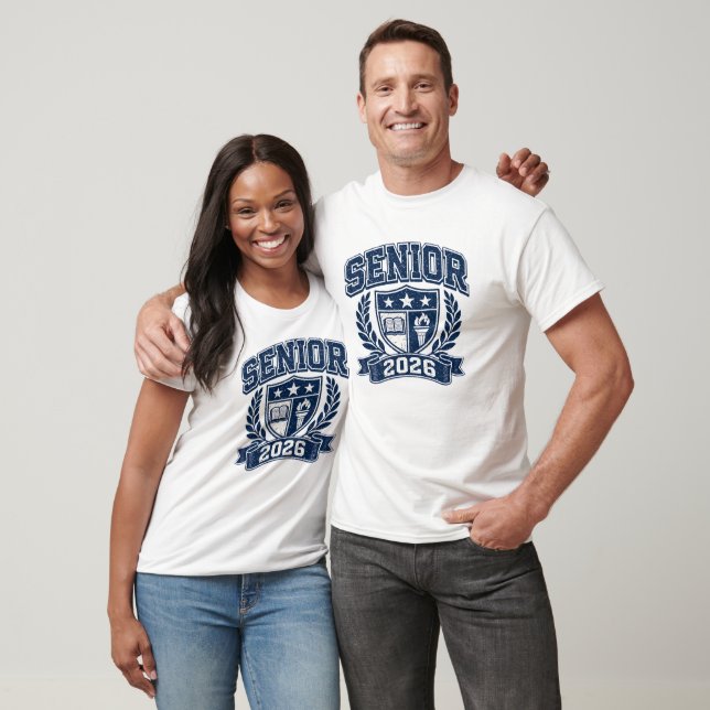 Senior 2026 – Sista Året Pride College T-shirt (Unisex)
