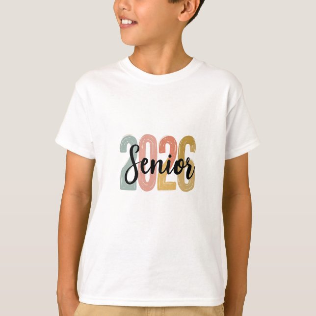 Senior 2026 Studenten 2026 Senior Student Gift T Shirt (Framsida)