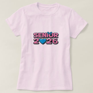 Senior 2026 T-Shirt - Studenten, klass 2026 Tee