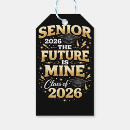 Senior 2026 – The Future is Mine Presentetikett