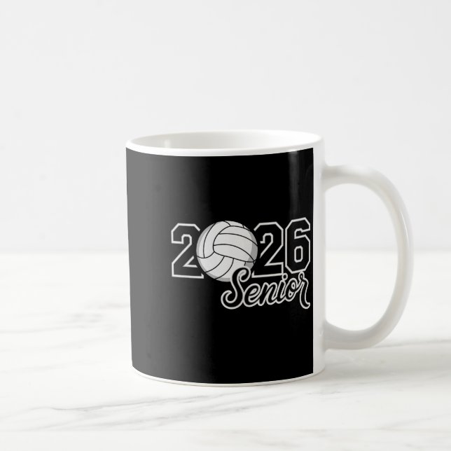 Senior 2026 volleybollmamma gymnasieexamen kaffemugg (Höger)
