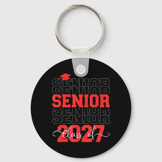Senior 2027 Klass 2027 Nyckelring (Framsida)
