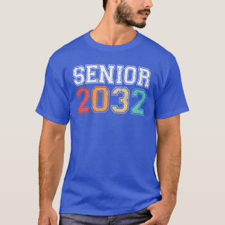 Senior 2032 Examen Retro Vintage rolig T Shirt