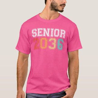 Senior 2036 Examen Retro Vintage rolig T Shirt