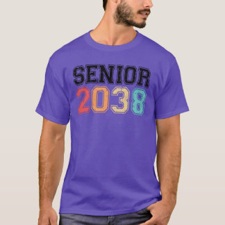 Senior 2038 Retro Vintage pojke T Shirt